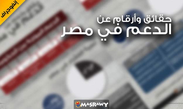 حقائق وأرقام عن الدعم في مصر ''انفوجراف)