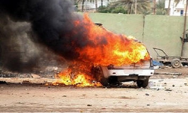 الجيش يفجر عربة مفخخة على طريق ''الشيخ زويد – العر