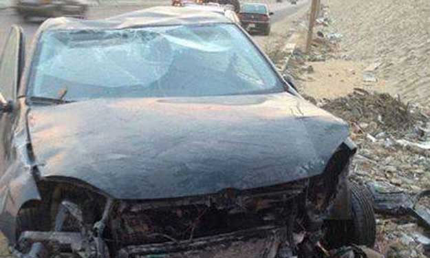خالد تليمة عقب إصابته في حادث سيارة: ''سبحان اللي 
