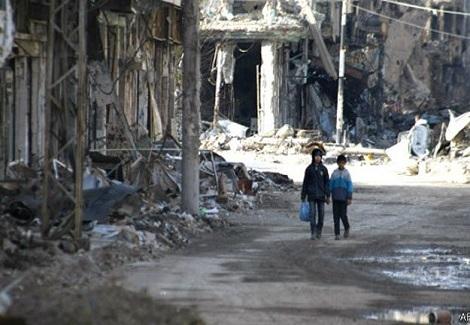جانب من الاحداث السورية 