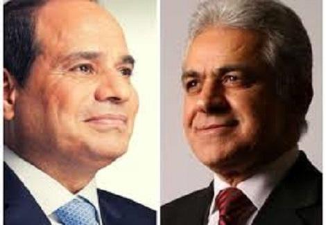 المرشحين للرئاسة عبد الفتاح السيسى وحمدين صباحى