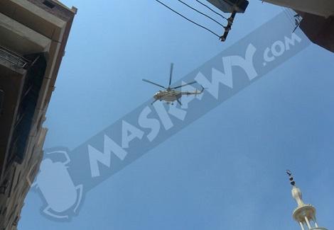 طائرات هليكوبتر وتعزيزات أمنية في لجان المرج