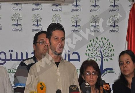 حسام مؤنس مدير حملة المرشح الرئاسي حمدين صباحي