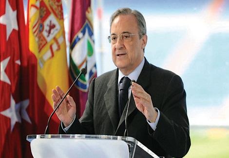فلورنتينو بيريز رئيس نادي ريال مدريد الاسباني