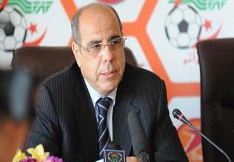 محمد روراوة رئيس اتحاد الكرة الجزائري 