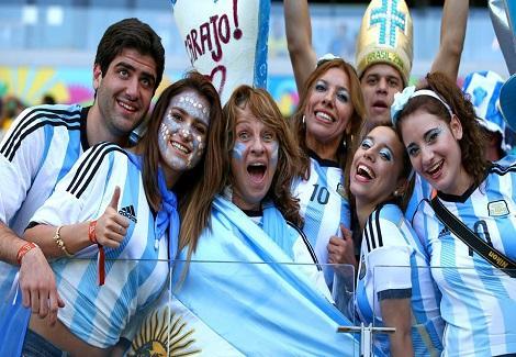 المشجعين الأرجنتينين 