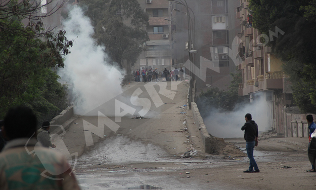 قوات الأمن تفرق مسيرة الإخوان بعين شمس بعد اشتباكا