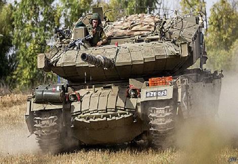 دبابات الميركافا الاسرائيلية