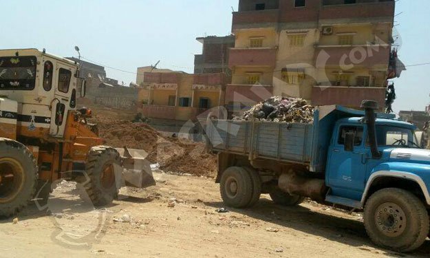 رفع 112 ألف طن مخلفات مباني وقمامة من 7 محافظات خل