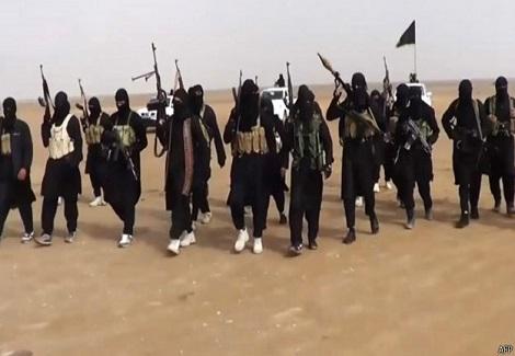بعض افراد تنظيم الدولة الإسلامية في العراق والشام