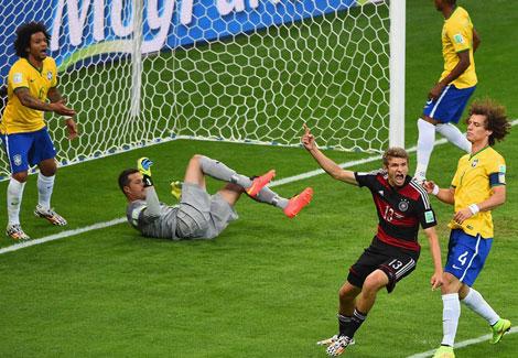 مباراة المانيا والبرازيل