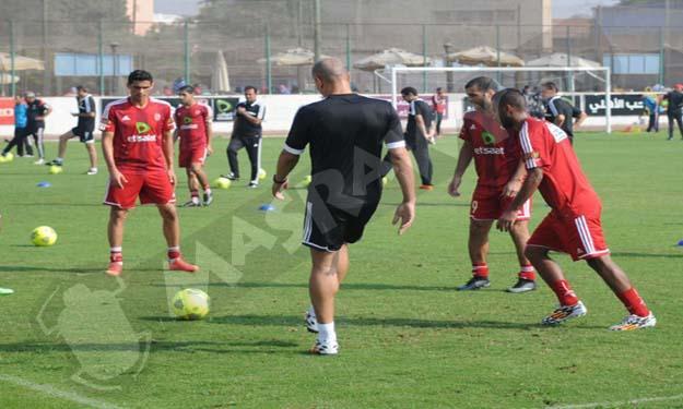 جانب من مران النادى الاهلى