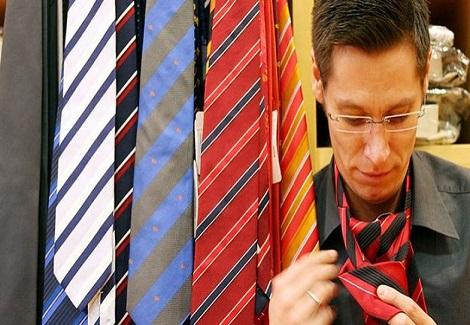 حل مشكلة لفّ ربطة العنق