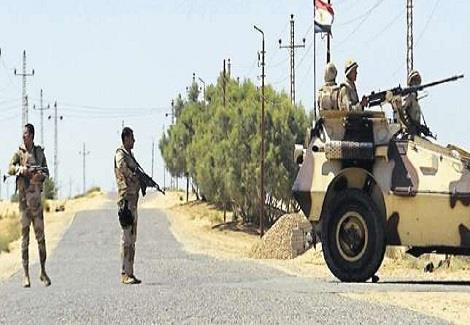 قوة عسكرية تابعة للجيش المصري في شمال سيناء