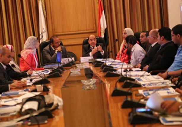 جانب من اجتماع مركز تحديث الصناعة والهيئة المصرية 