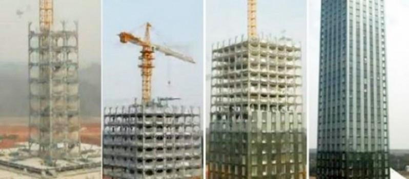 بناء فندق من 30 طابق في 15 يوم