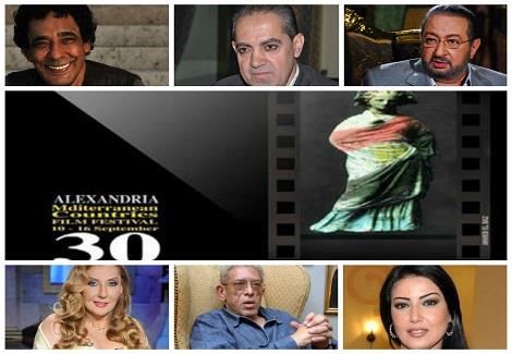 نجوم مهرجان الإسكندرية السينمائي