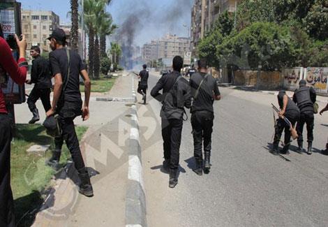 قوات-الأمن-تفرق-مسيرة-الإخوان-بعين-شمس