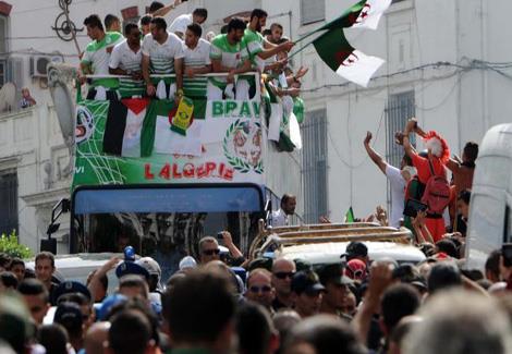 منتخب الجزائر بعد عودته من مونديال البرازيل
