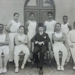 فريق المصارعه المصري بداية القرن العشرين