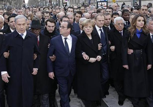 المسيرة الحاشدة التي شهدتها فرنسا تضامنا مع ضحايا 