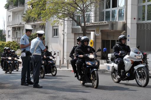 دورية للشرطة اليونانية 
