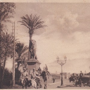كوبري قصر النيل بالقاهرة سنة 1880