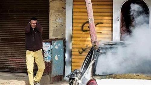 محفوظ محمد عبد العال صاحب سيارة التاكسي المحترق با