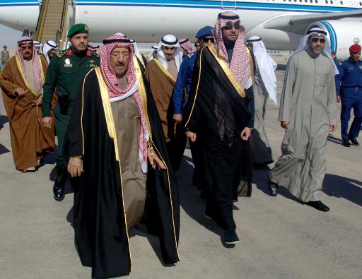 صورة نشرتها وكالة الانباء السعودية لامير الكويت ال