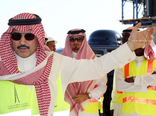 الامير السعودي الملياردير الوليد بن طلال في ابحر ش