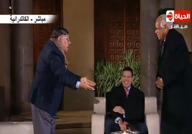 الدكتور جلال السعيد محافظ القاهرة والإعلامي مفيد ف