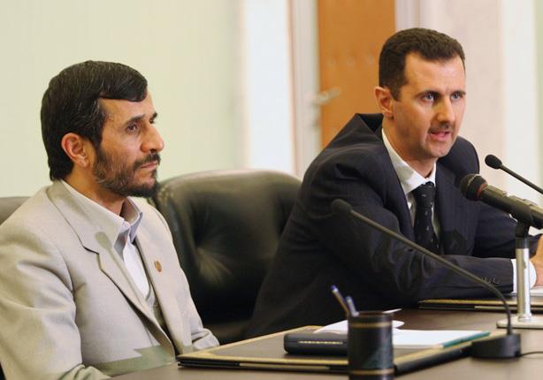 بشار الأسد وأحمدي نجاد