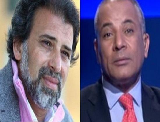 الإعلامي أحمد موسى والمخرج خالد يوسف