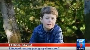 إنقاذ أمير دنماركي من بحر أستراليا