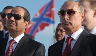 الرئيس الروسي فلاديمير بوتين والرئيس عبد الفتاح ال