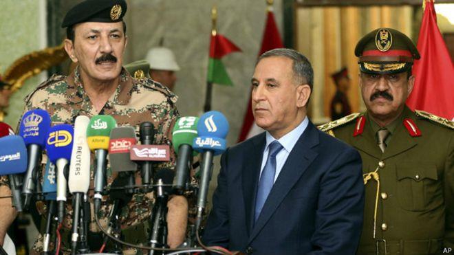 وزير الدفاع العراقي ورئيس الاركان الأردني