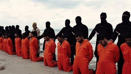  مصرع 21 مصريا على أيدي تنظيم داعش الإرهابي 