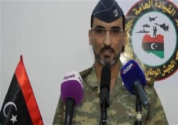 الرائد محمد حجازي المتحدث الرسمي باسم الجيش الليبي