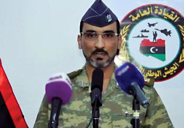 الرائد محمد حجازي المتحدث باسم الجيش الليبي