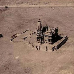 صورة نادرة لقصر البارون في صحراء مصر الجديدة