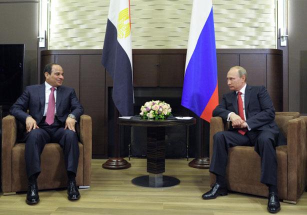  الرئيس الروسي فلاديمير بوتين و الرئيس عبد الفتاح 