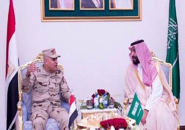 الفريق أول صدقي صبحي يستقبل وزير الدفاع السعودي