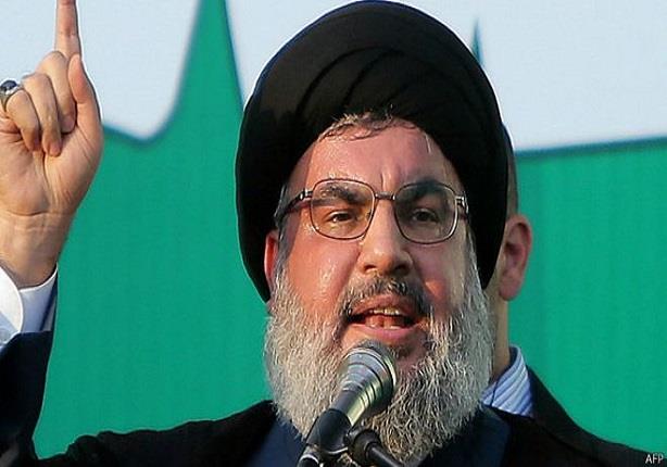 حسن نصر الله زعيم حزب الله الشيعي اللبناني