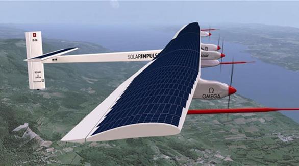 طائرة تعمل بالطاقة الشمسية تقلع من الساحل الصيني