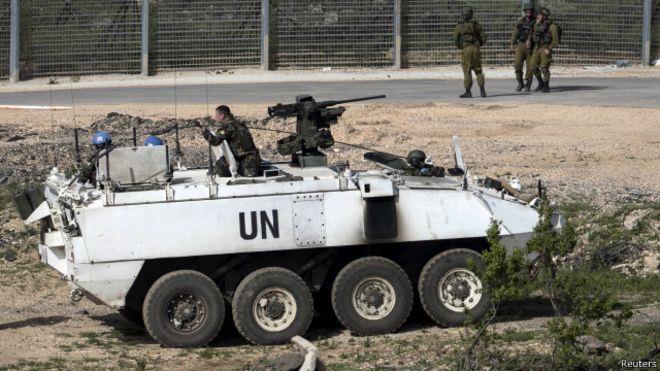 سقطت القذيفة قرب مجمع الأمم المتحدة عند نقطة تفتيش