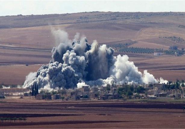 استهدفت الغارات أهدافا في كوباني