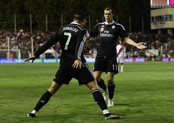 رونالدو يحتفل بالهدف الأول للريال