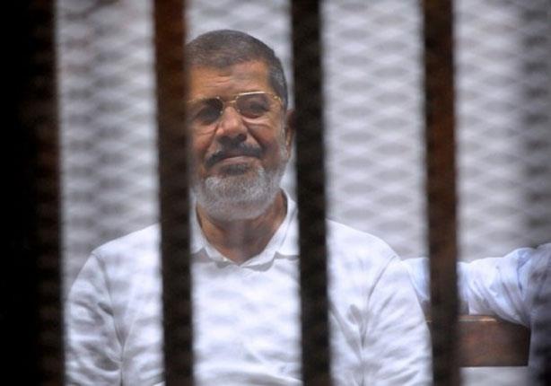 صورة ارشيفية من احدى جلسات محاكمة مرسي