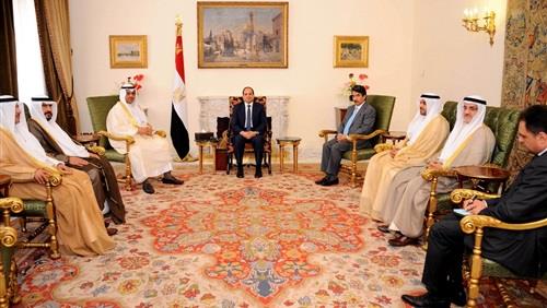 لقاء الرئيس عبد الفتاح السيسي مع أعضاء المجلس المص