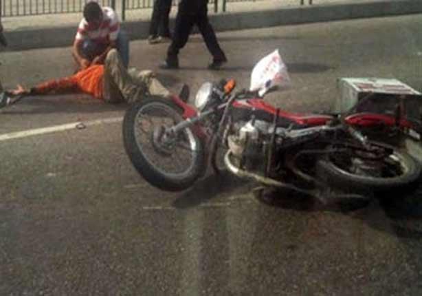 حادث تصادم بدراجة نارية                           